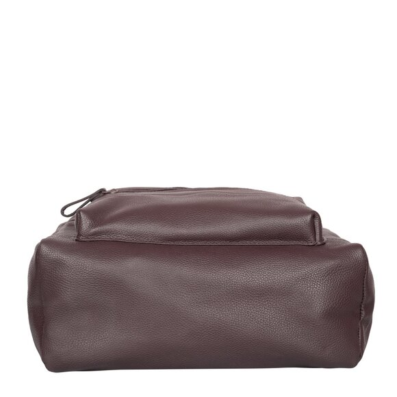 Genuine Leather Backpack,16" H Brown Travel Backpack for Women & Men | Daily Use - Picture 7 of 10